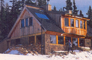 After reading by gas lamps and candles for 50 years, hut visitors are finally able to turn on the lights